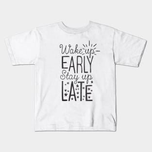 Stay Up Late Kids T-Shirt